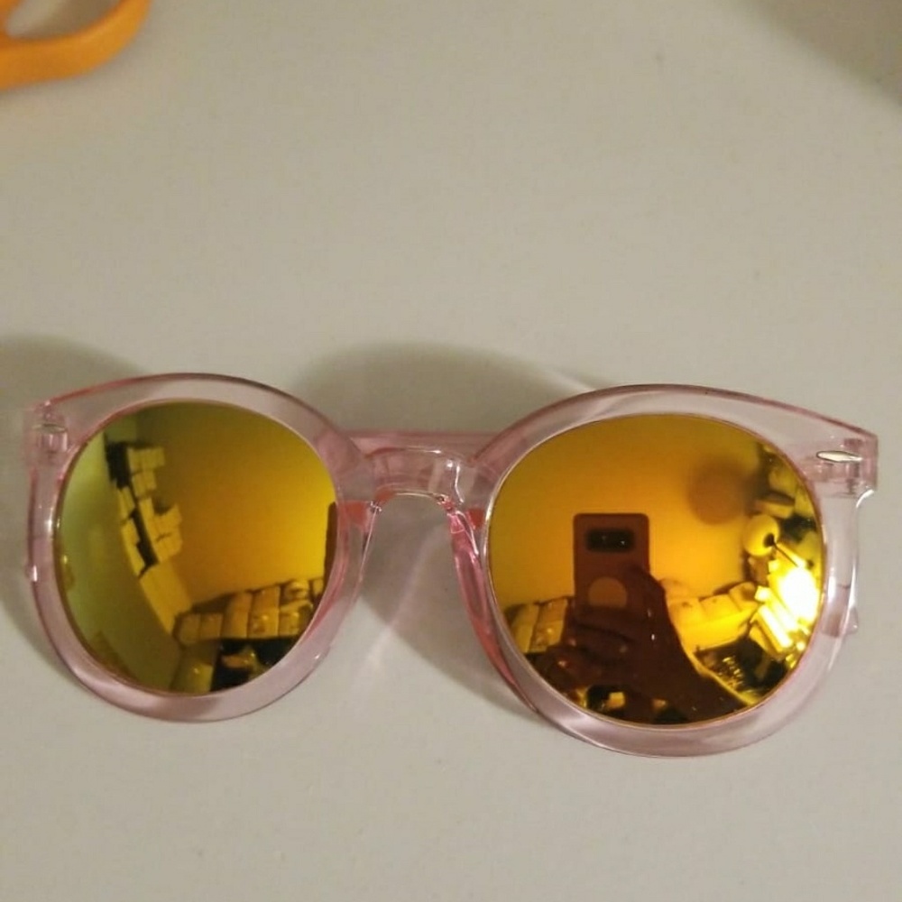 Fashion multicolour Mirror glasses sunglasses wom - Picture 2 of 2